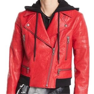 Alice + Olivia moto  leather jacket